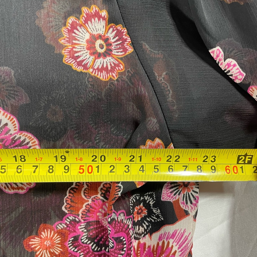Maurices Black Sheer Textured Kimono Cardigan - Picture 4 of 8